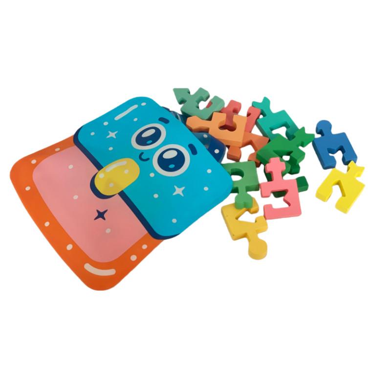 Shape Matching Children Wooden Puzzle Assembly Kids Educational Toys Logical Thinking and Spatial Training.