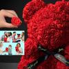 New Artificial Flower Eternal Rose Teddy Bear for Mom Mother's Day Birthday Valentine's Day Anniversary Gifts & Decorations