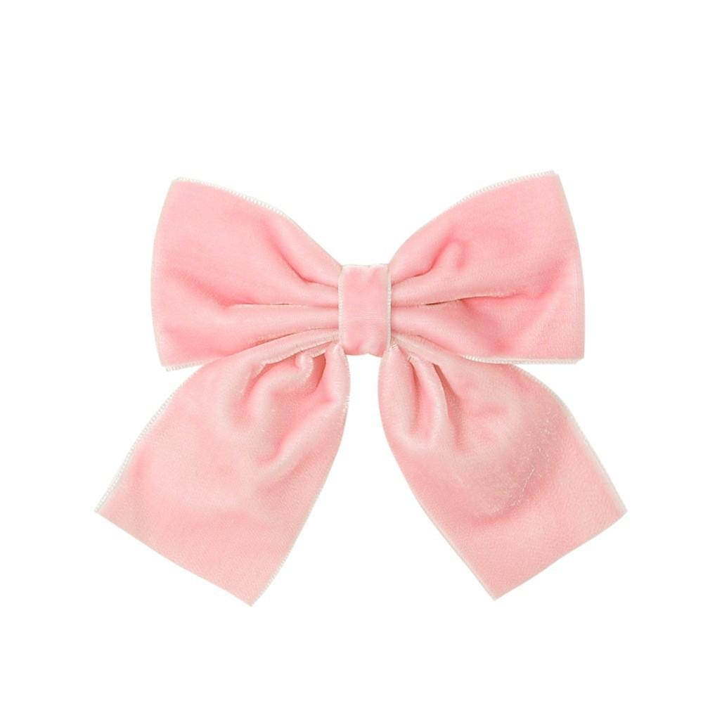 Neue Kinder-Haaraccessoires Samt Handgefertigte Schleife Haarspangen Niedliche Prinzessin Einreihige Spange Kopfschmuck für Babys