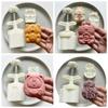 Plastic Mooncake Molds Teapot Shape Pastry Mold Hand Press Mould  Mid-Autumn Festival