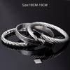 Luxury 3pcs /Set Stainless Steel Bracelet Hip Hop Men Jewelry Roman Number Charm Gold Color Jewelry For Men Pulseira Bileklik