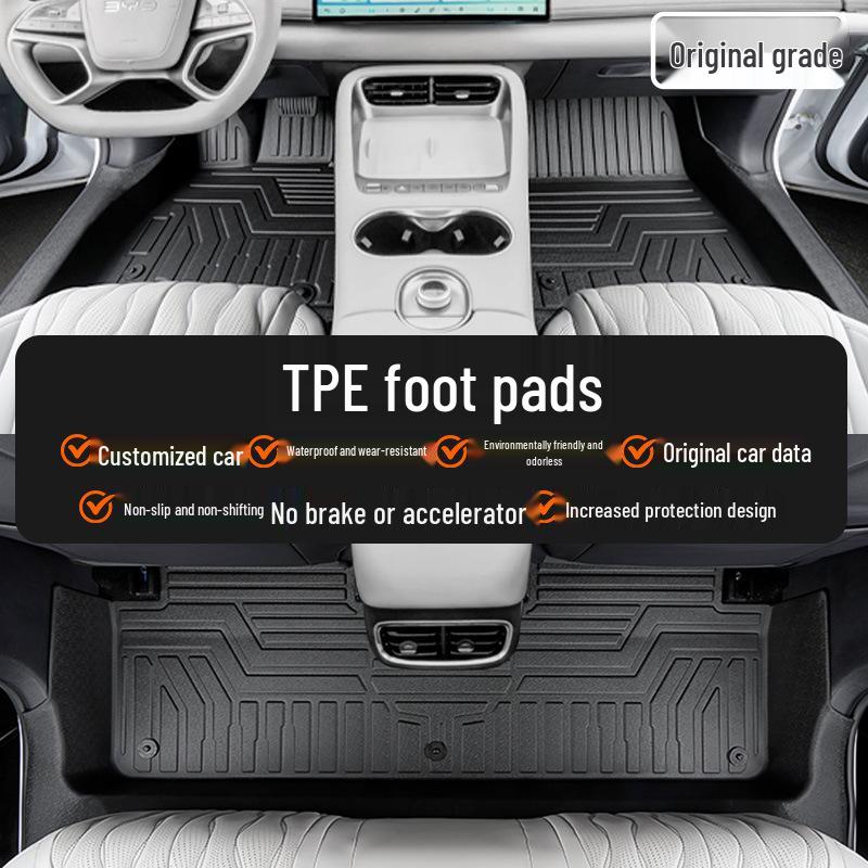 BYD Sea Lion 06EV Floor Mats, Full Coverage TPE for 2025 Model, Custom Car Accessories
