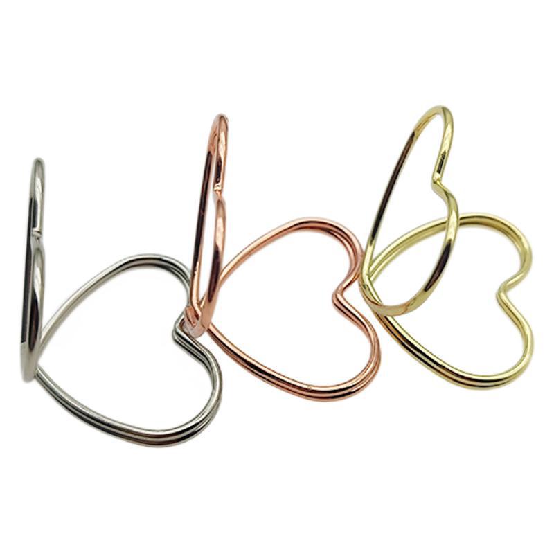 Heart-Shaped Double-Layer Metal Holder for Sticky Notes, Photos, Table Numbers, and Business Cards