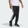Adidas Essentials Logo Stripe Comfortable Casual Knit Sports Pants Men Pants Black White JD1861