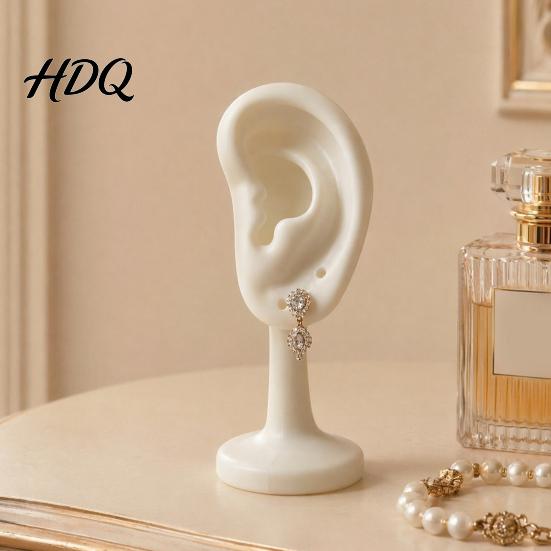 Jewelry Counter Display Stand Human Ear Earring Holder Shaped Stand Storage Earrings