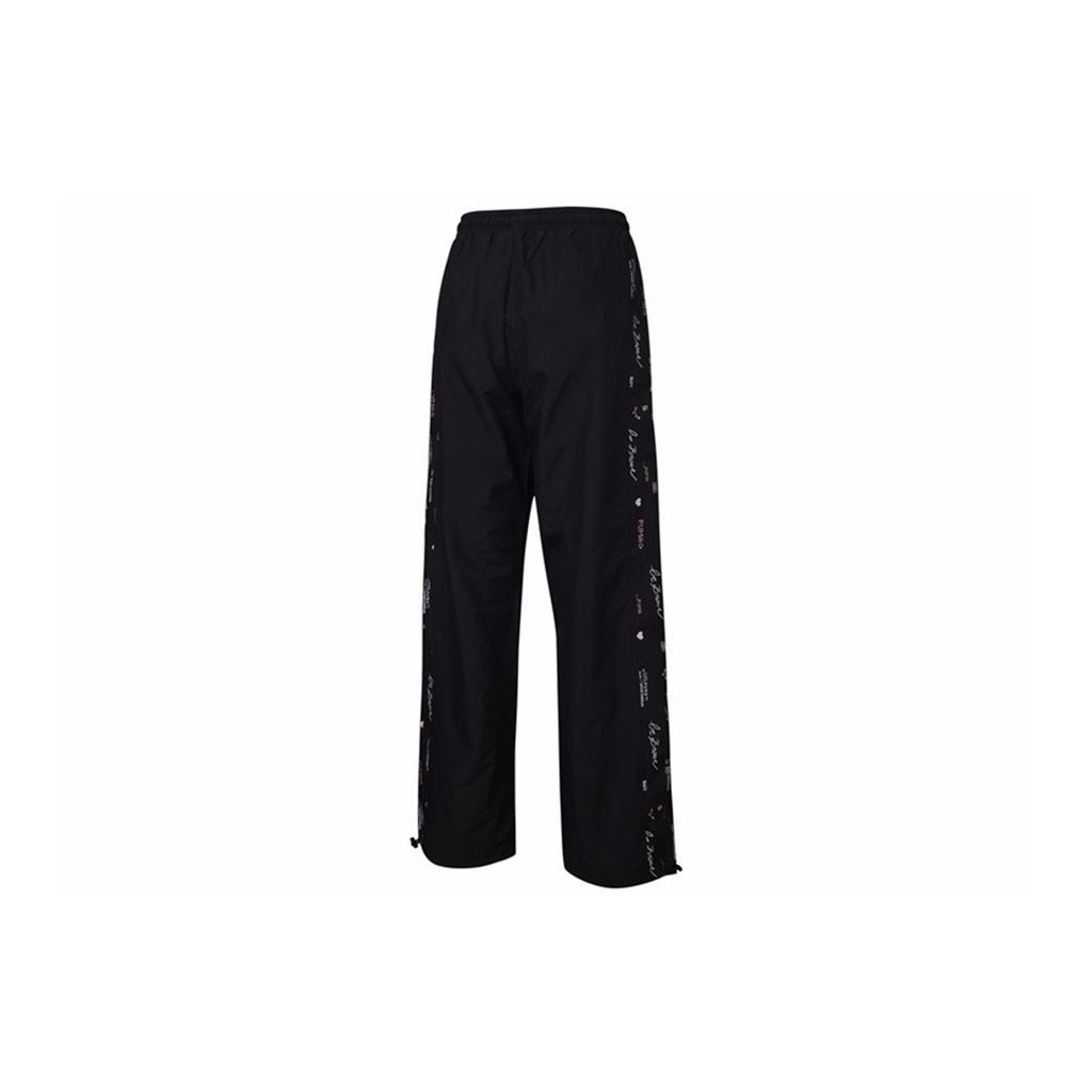 Puma Knitted Sweatpants Women's Black Moderate Wide Leg Pants 531287-01