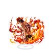 Stand Acrilico Grande Ornamenti Cartone Animato Pirata Luffy Sauron Espositore da Tavolo Spettacolo di Fumetti Vendita All'Ingrosso Consegna