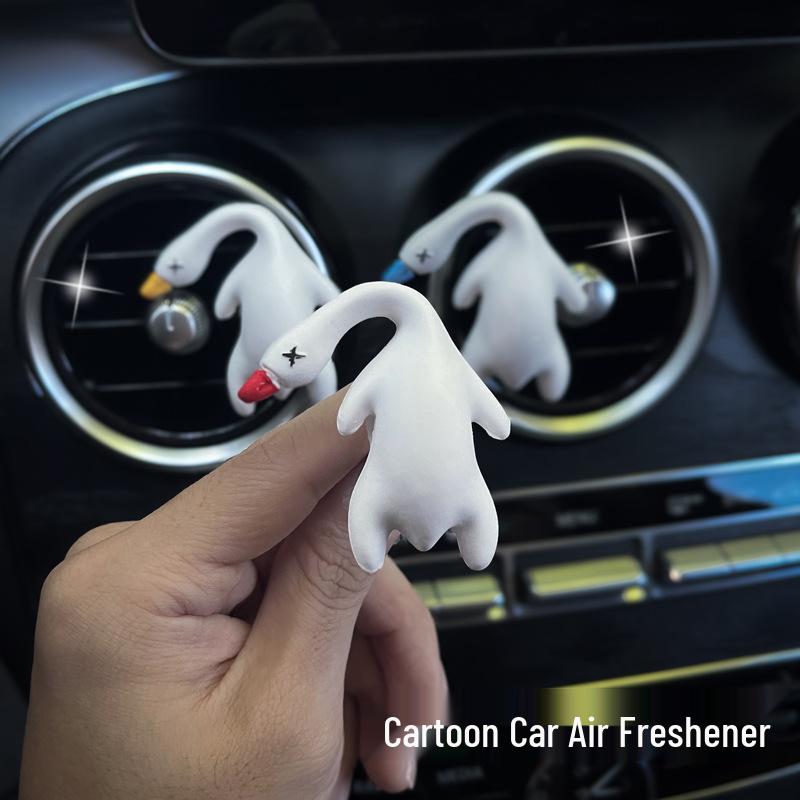 New Aromatherapy Little Duck Car Vent Ornament with Scent Chips