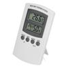 LCD Temperature and Humidity Monitor WallMountable Wired Flower Planting Hygrometer for Home