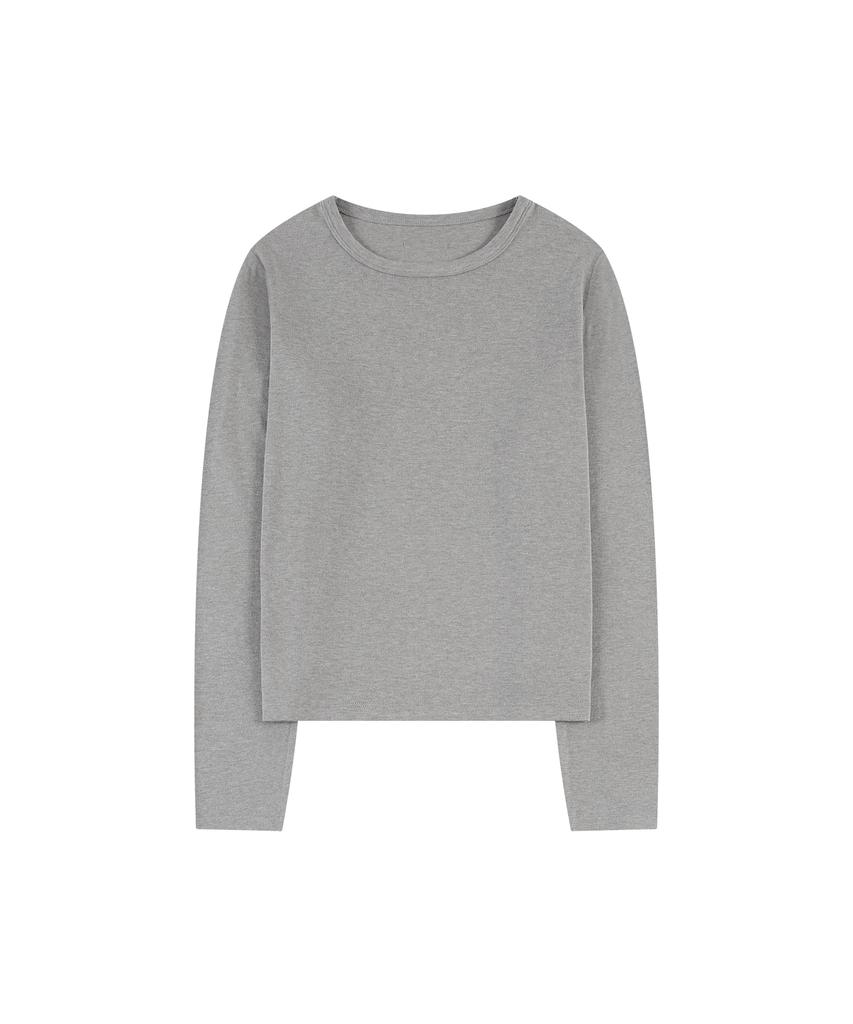Banwonateullie A3562 Fluid Long Sleeve_Melange Gray