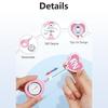 Medical Glitter Acrylic Retractable Badge Holder with Pocket Watch for Nurse Doctor Fob Pocket Watch Badge Reel Key Chain
