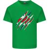 Gym The Union Jack Flag Claw Effect UK Unisexs Light Cotton TShirt