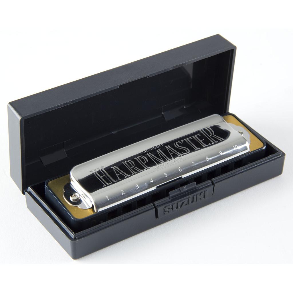SUZUKI HARP MASTER harmonica in F MR-200 10-hole