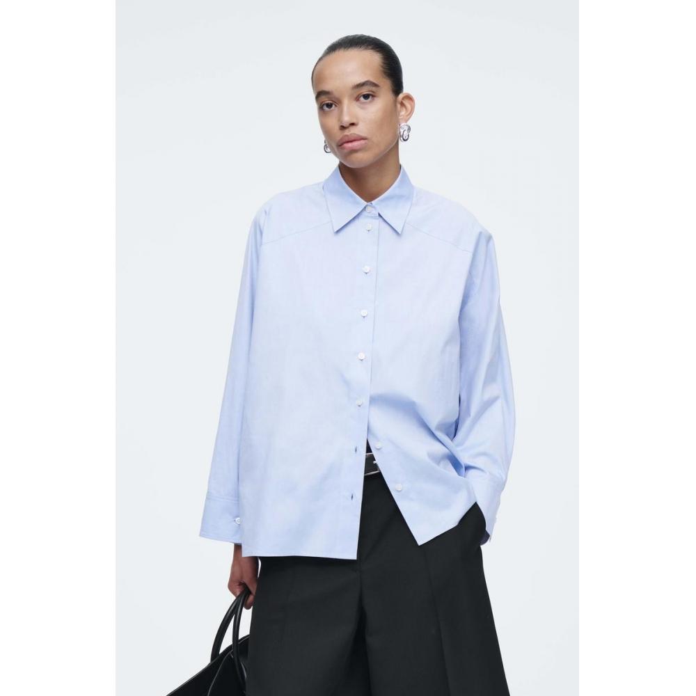 

COS Японская рубашка с двойными манжетами light blue/34