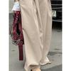 Fashion 2025 Fall and Winter Unique Design Women's Pants Khaki Loose Casual Loose Pants