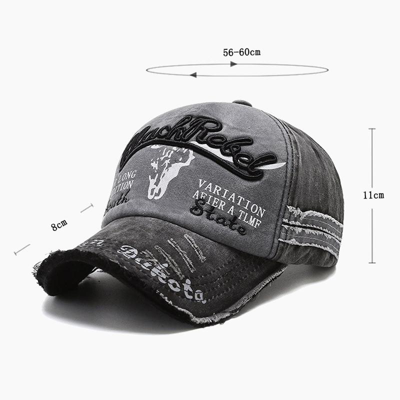 Embroidered Letter Baseball Cap Sun Hat for Men Women Embroidery Ponytail Panama Cap Snapback Hat Fishing Ha Peak Cap