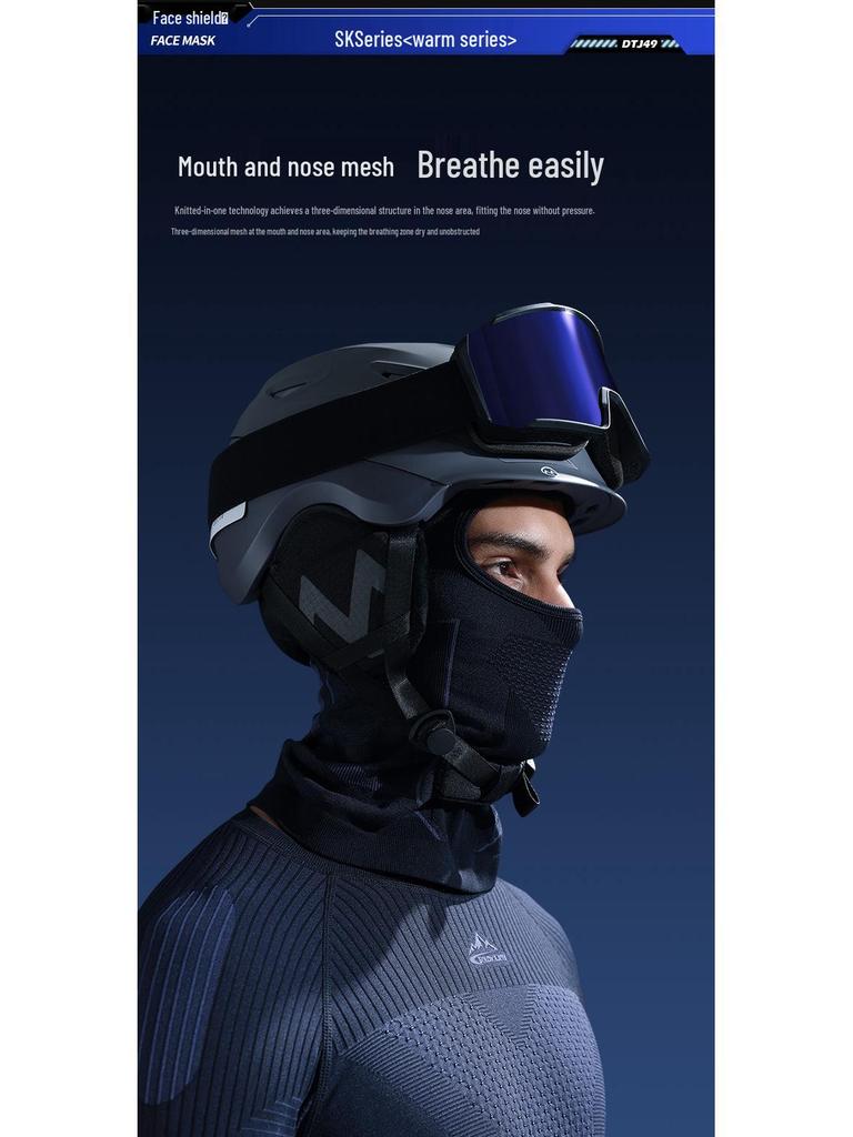 Winter Sports Ski Mask: Windproof, Coldproof Knitted Headgear for Men & Women - Lock Temperature & Warmth
