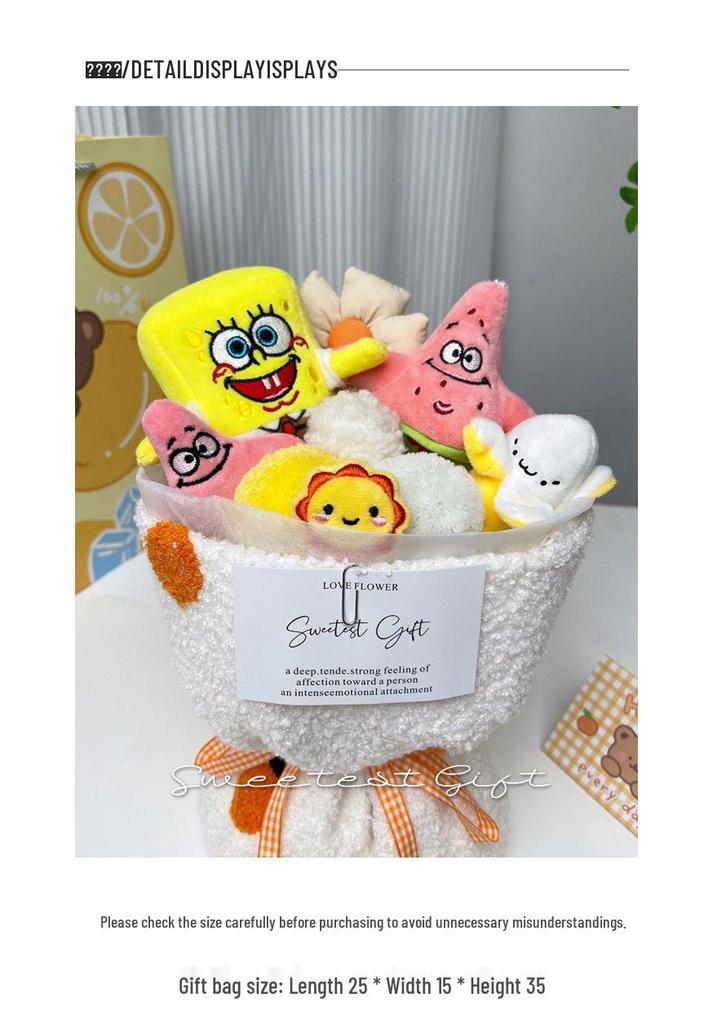 Kirby Plush Bouquet - Cute Gift for Birthday, Christmas, Girlfriend, or Best Friend