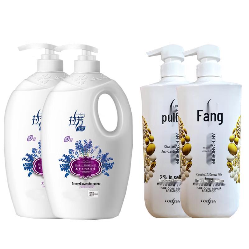 

Набор: Гель для душа и шампунь против перхоти La-Fang с лавандой