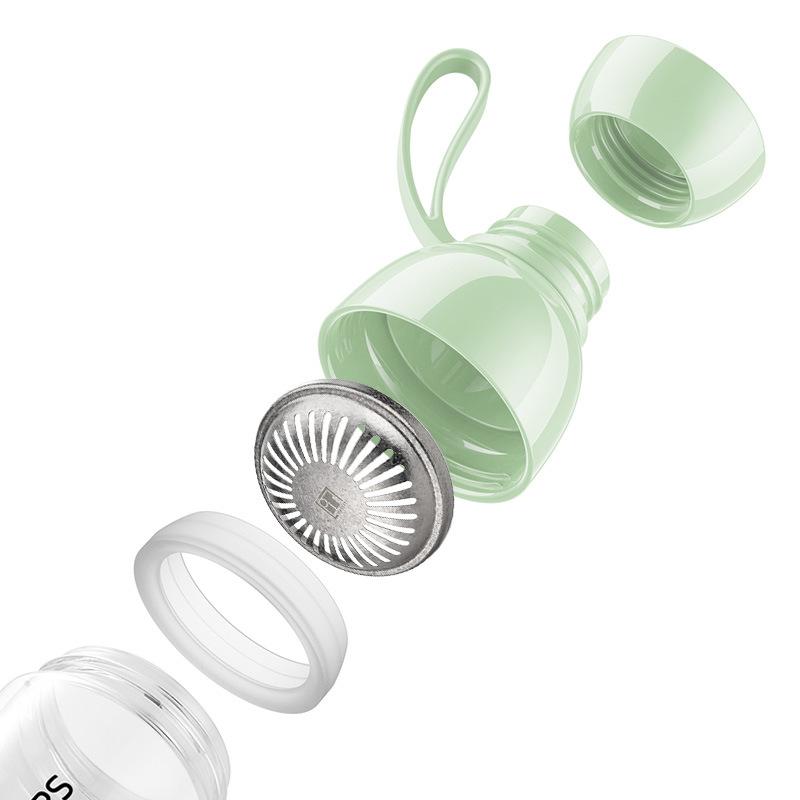 Portable Water Bottle Sports Fruit Tea Bottle Cold Drink 530mL