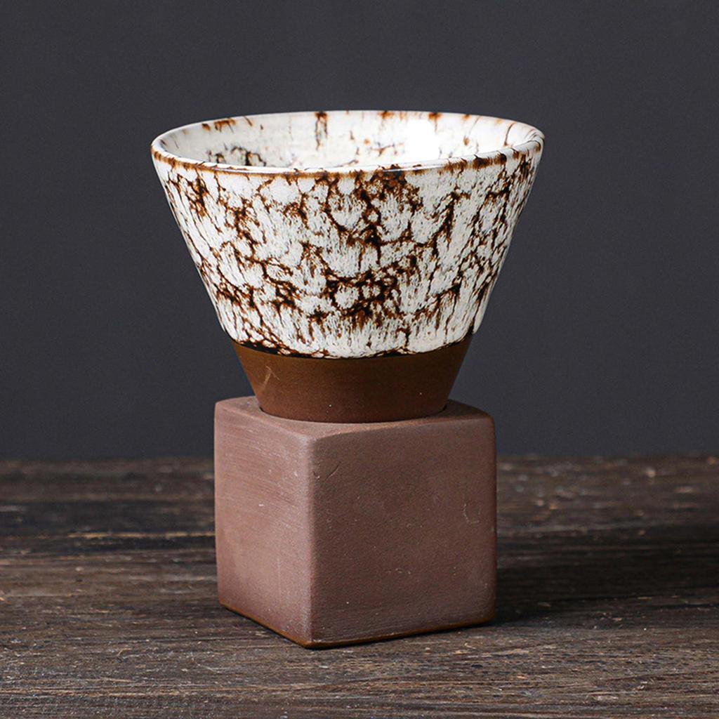 Pull Flower Porcelain Cup Coffee Drinkware Japanese Tea Cups Adult Men Women Ceremony Party