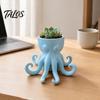 Porch Flowerpot 3D Printed Octopus Vase, Shaped Flowerpot, Creative Planter Pot, Outdoor Funny Animal Statue for Indoor Plants Garden Decorations
