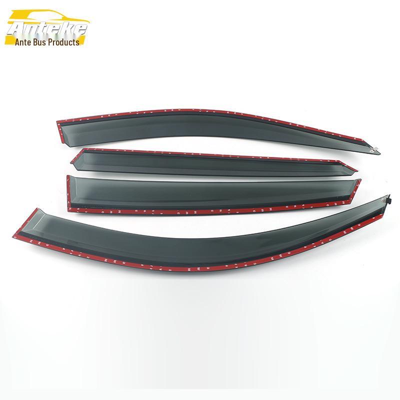 3D Stainless Steel Rain Deflectors Trim - Bright X6 Decoration Sticker