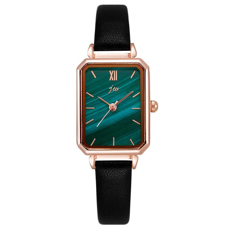 Malachite texture student watch belt quartz watch wholesale large dial