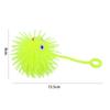 Stress Children Adult Vent Ball Elastic Glow Hair Ball Glowing Hair Flash Ball LED Light Up Toy