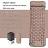 Diamond TPU Inflatable Camping Mat - Foot-Operated, Thickened and Moisture-Proof