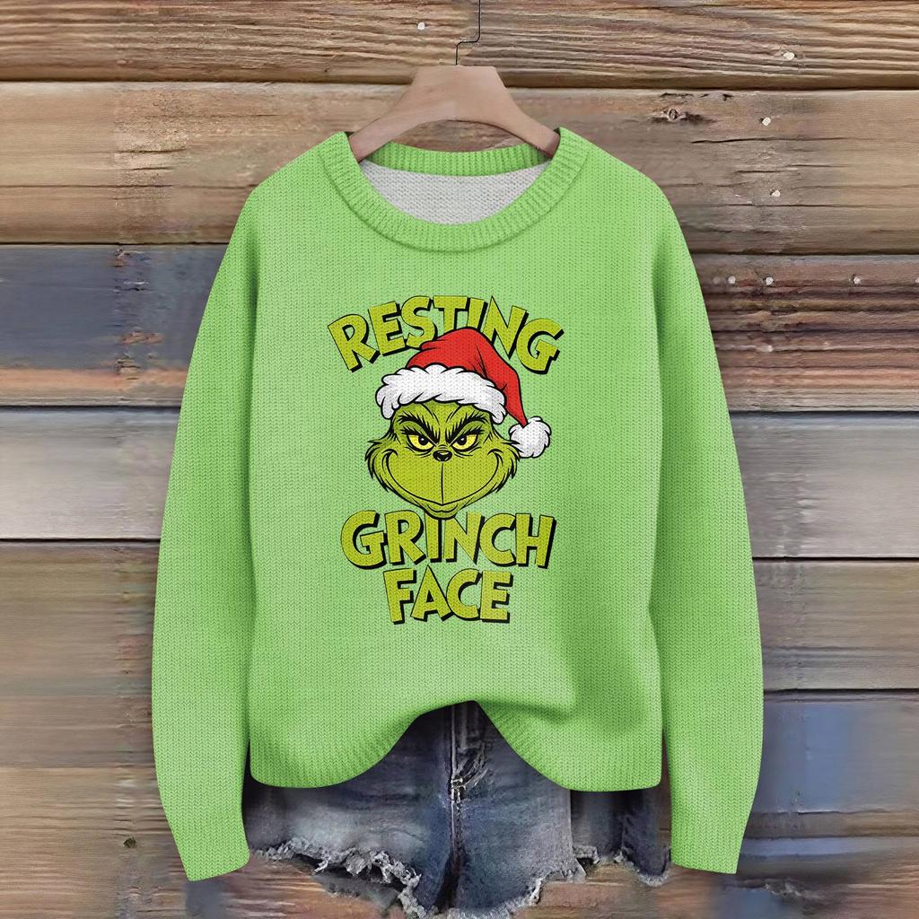 Women's Fashion Casual Long Sleeve Neck Sweater Pullover Top