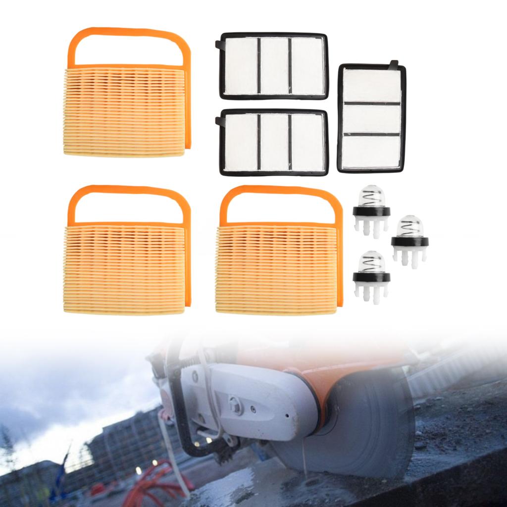 Maintenance Kit Concrete Saw Filter 20*15*10cm Air Filter Kit Effective Dust Filtration Enhanced Engine Airflow