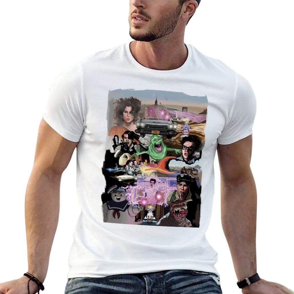 Ghostbusters Comic Montage Tshirt Unisex T Shirt Heavy Cotton Unisex T Shirt Cotton High Quality T Shirt Unisex Casual Tshirt