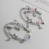 Ingemark Sweet Romantic Star Heart Pendant Bracelet Women Exquisite Imitation Pearls Crystal Glass Beads Bracelets Party Jewelry