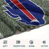 BUF Bills Printed Flannel Blanket, soft throw for bedroom sofa, washable, fan merchandise, great gift.