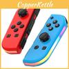 Controlador Joycon Colorido com Luz Rgb, Vibração Vibrante e Sensibilidade ao Movimento