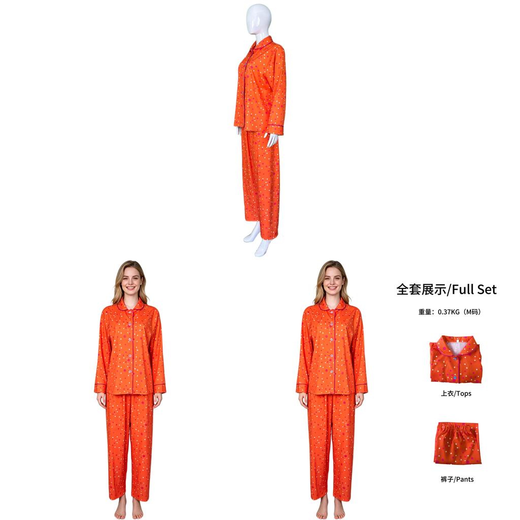 Costume da Cosplay Pigiama a Pois Arancioni per Bambina Coraline per Halloween e Feste