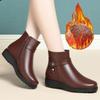 Popular snow boots women's 2025 winter new velvet warm short boots thick heel women's cotton shoes non-slip mother cotton boots
