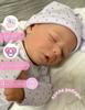 Wiedergeborene Babypuppe 50 cm/Geschenke für Mädchen/6 Zubehörteile