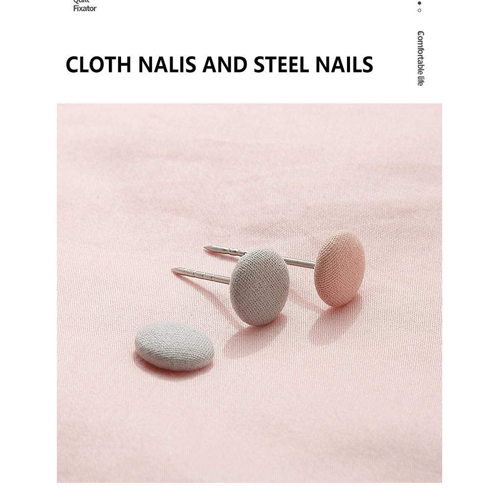 6 Pieces Quilt Clips Household Bedsheet Fastener Fixing Bed Cover Grippers DIY Portable Comforter Clamping Accessories