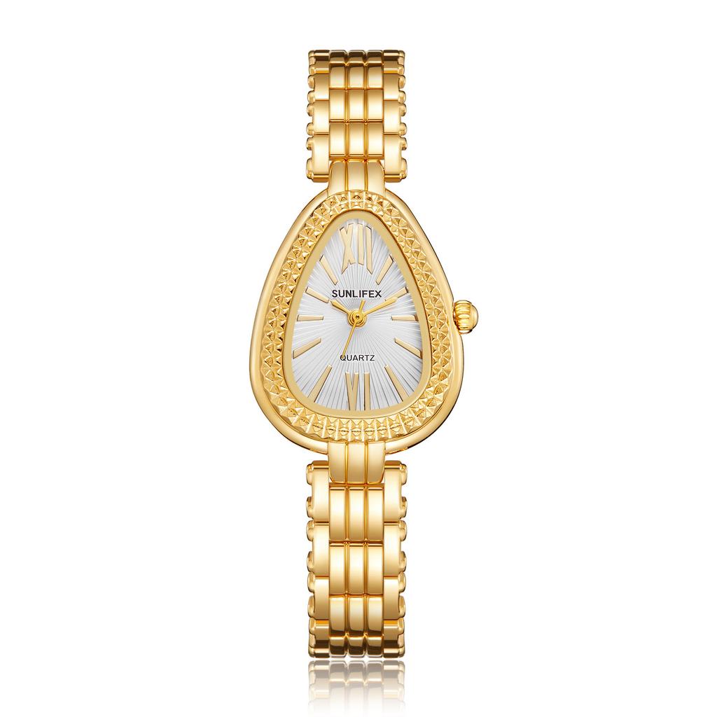 Exquisite Golden Snake Head Light Luxury Girls Watch Women'S High Value Women'S Watch