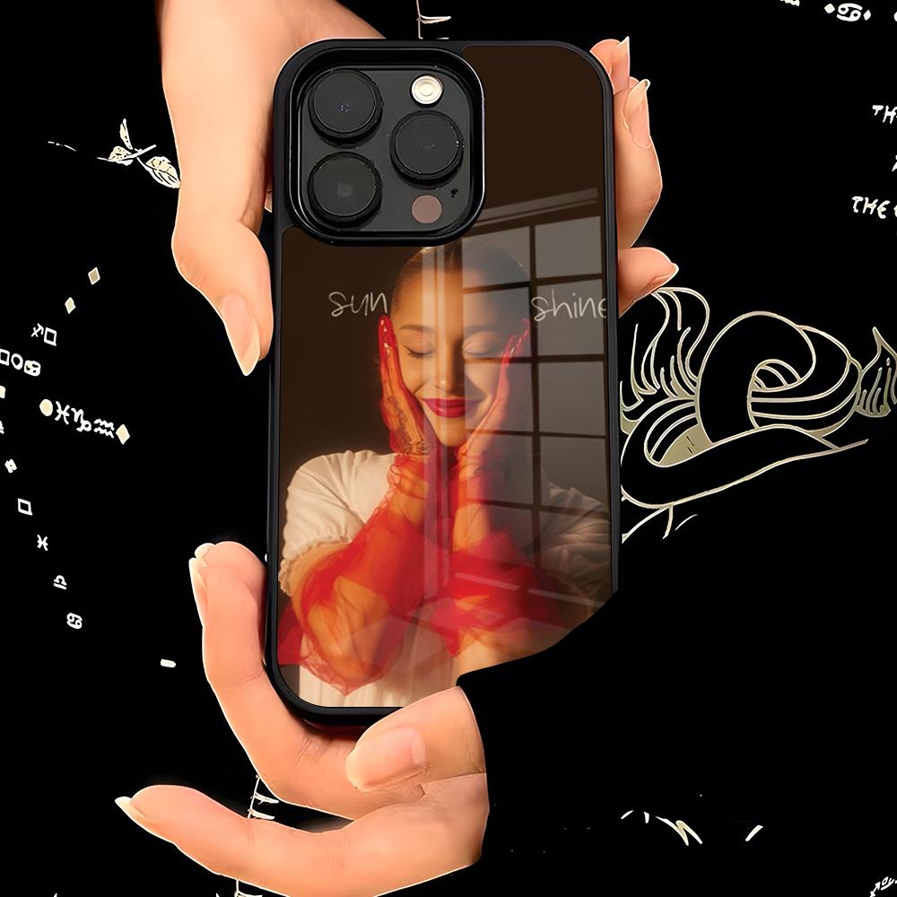 A- Ariana G-Grande Phone Case PC+TPU For IPhone 15 16 17ProMax 13 16 11 12 14 Pro Xs Max Mini Xr X Plus Cover