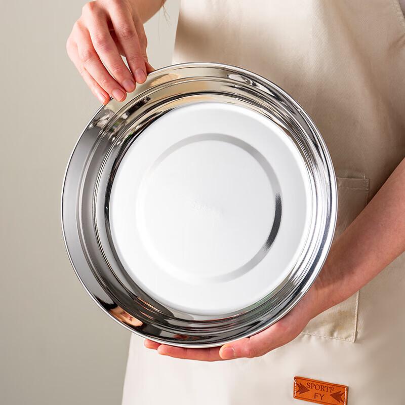 Yilan 316 Stainless Steel Round Dinner Plate