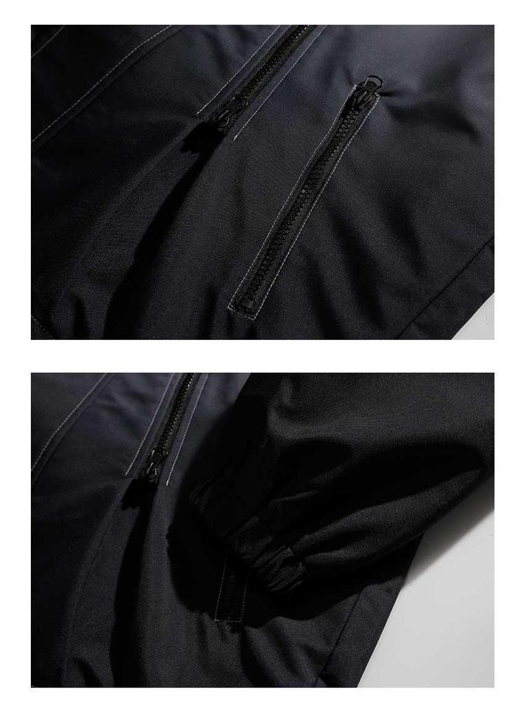 Hong Kong Style Gradient Windproof Water-Repellent Windbreaker Men's Casual Jacket for Spring and Autumn