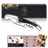 [Sommelier Supervised] MERCITIME Sommelier Knife Wine Opener, Bottle Opener, Corkscrew [Food Sanitation Law Inspection Passed] (Ebony)