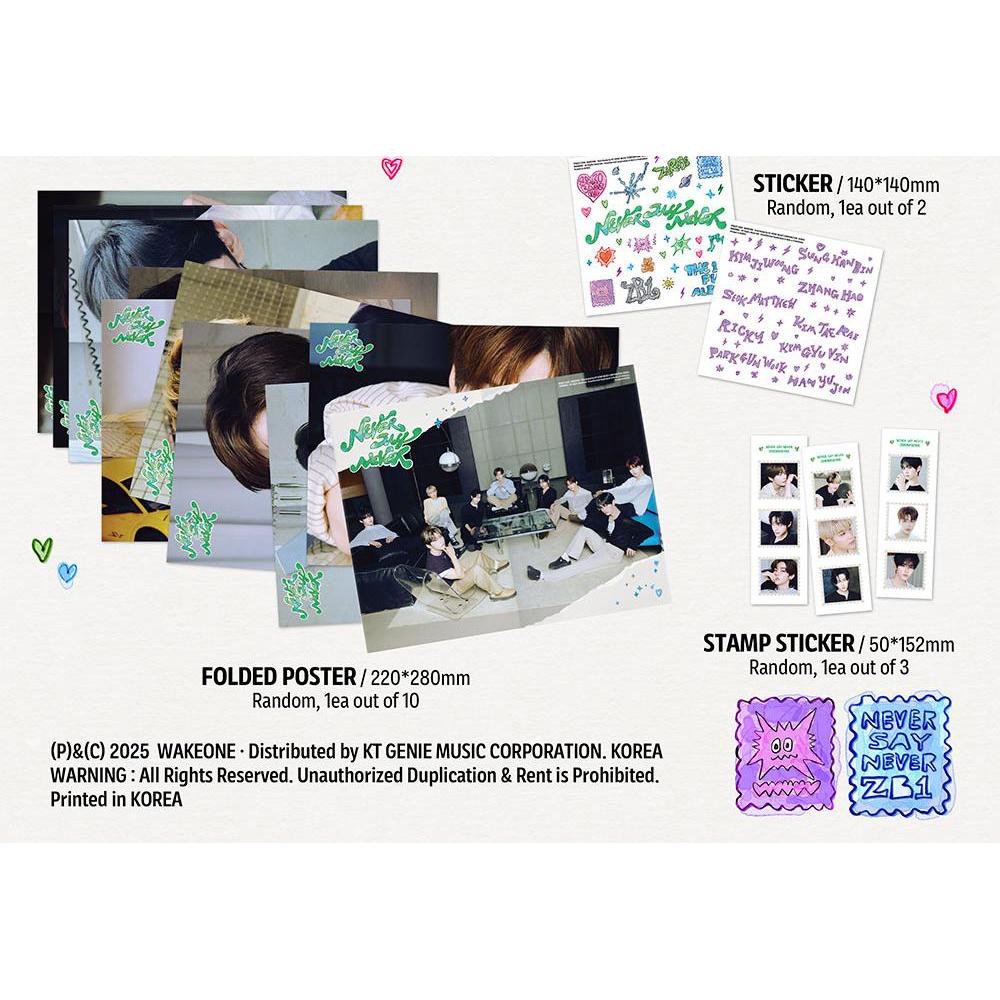 ZEROBASEONE AZ 1. TELJES ALBUM [NE MONDD SOHA] (DIGIPACK Ver.)