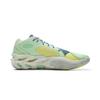 Li Ning XinSheng Cushioning Slip Resistant Abrasion Resistant Lightweight Rebound Mid top Basketball Shoes Men's Green ABAV027-6