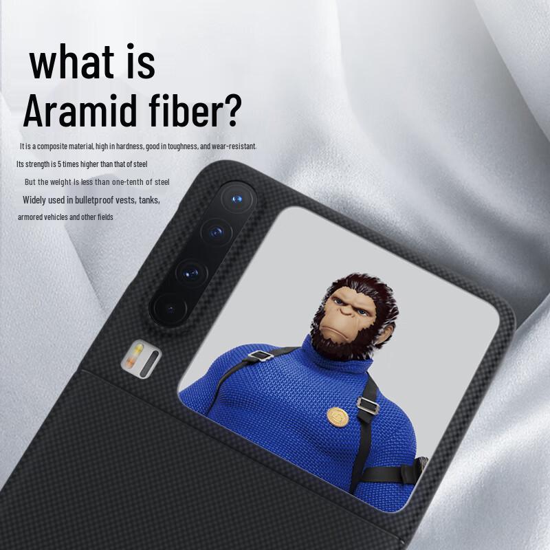 BLUEO Collector's Edition Kevlar Aramidfaser Handyhülle für Huawei Pura X