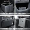 RIZES Car Trash Passenger Seat Storage Hanging Storage Box for Back Black Can, Dustbin, Box, Foldable, Non-Toppling, Seats, Square,