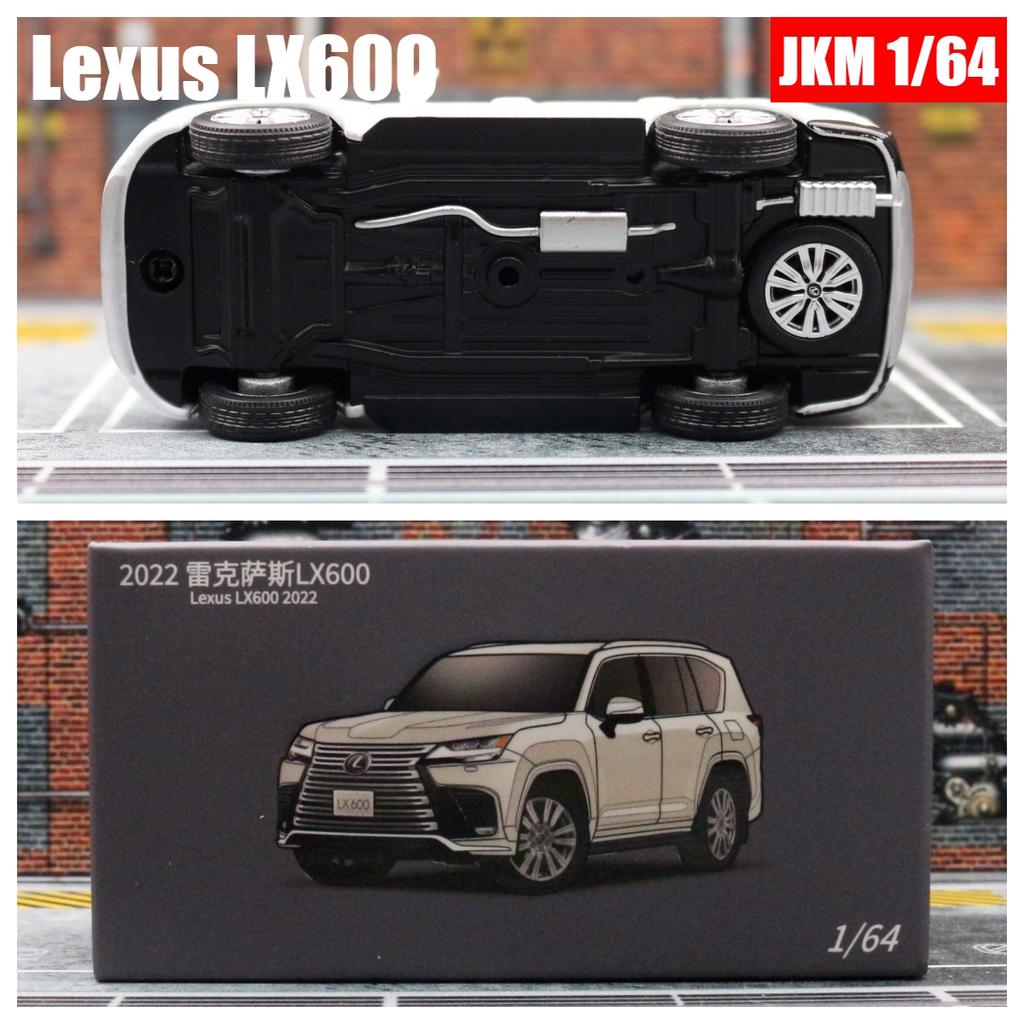 1/64 Lexus LX600 Miniaturmodell JKM Premium SUV Spielzeugauto Fahrzeug Freilaufräder Druckguss Zinklegierung Metall Sammlung Geschenk